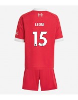 Liverpool Giovanni Leoni #15 Kotipaita Lasten 2025-26 Lyhythihainen (+ shortsit)